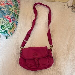 Tory Burch Vibrant Pink Crossbody Bag